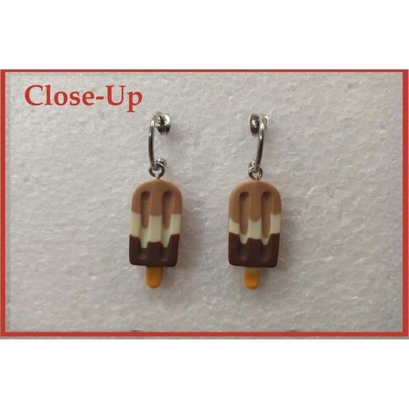 5/$20 Sweet Donut Ice Cream Party Interchangeable Charm Earrings-5 Pairs in Set - Picture 5 of 7